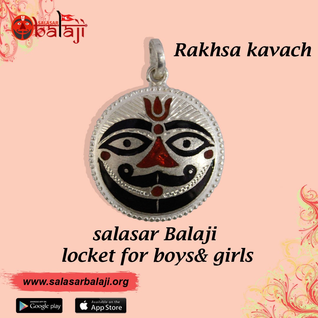 Balaji locket M, Hanuman Locket, Balaji Raksha Kavach